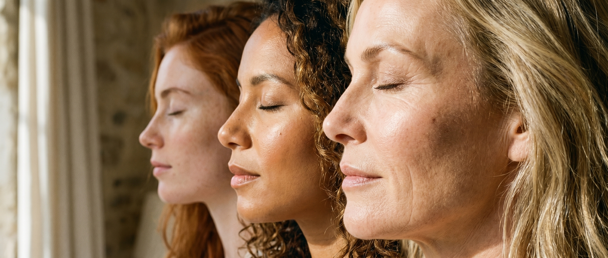 Women of different ages representing Mit Kit intimate care for every stage of a woman’s life