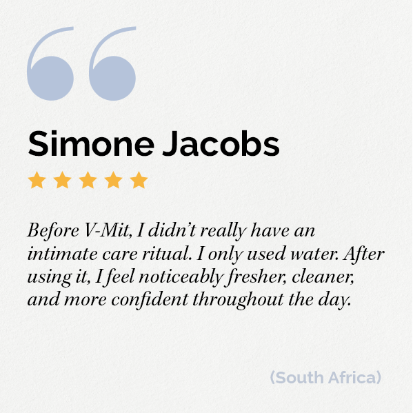 Five-star Mit Kit V-Mit customer review from South Africa